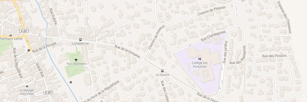 Plan du 1 Che de Pissevin à Bouillargues