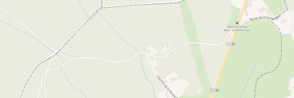 Plan du 3 Che de la Borne Creuse à Saint-Sernin-du-Bois