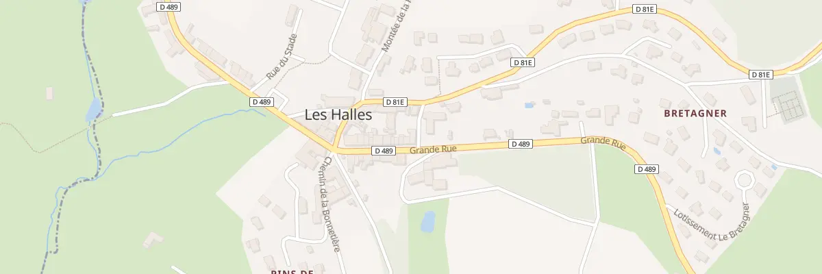Plan du 464 Grande Rue aux Halles
