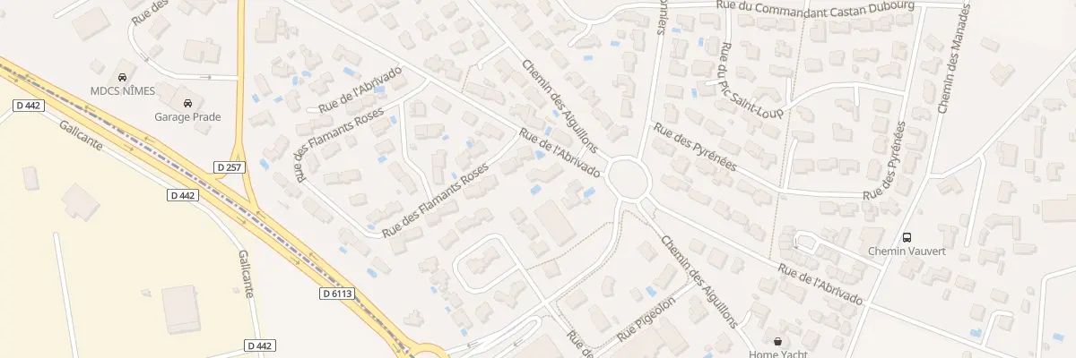 Plan du 352 Rue de l’Abrivado à Bouillargues