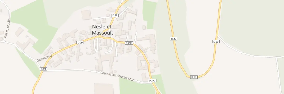 Plan du 11 Rue Saint Martin à Nesle-et-Massoult