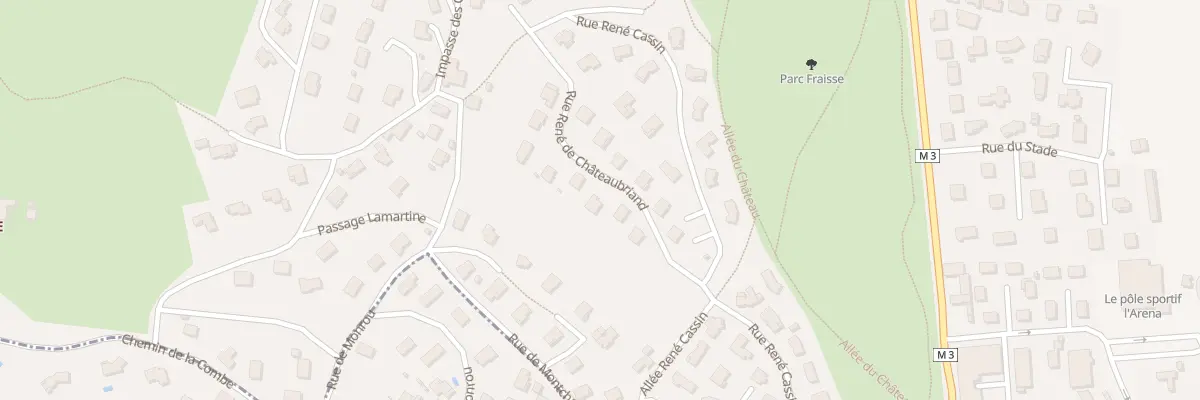 Plan du 5 Rue Rene de Chateaubriand à Sorbiers