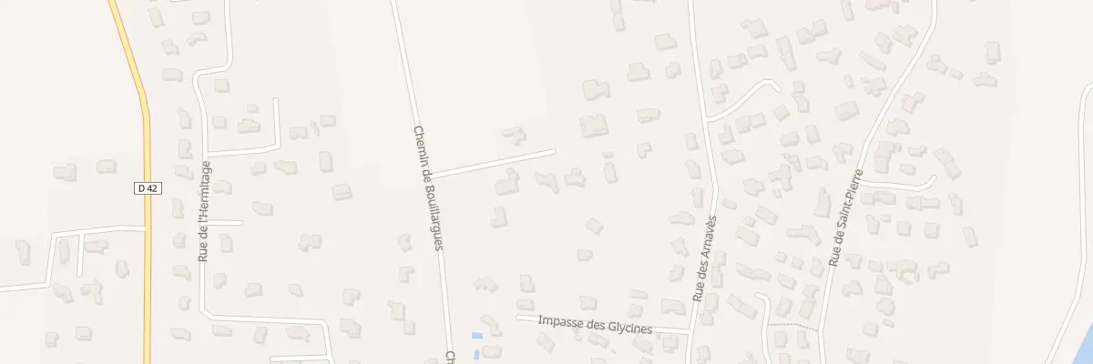 Plan du 9019 Che de Bouillargues à Saint-Gilles