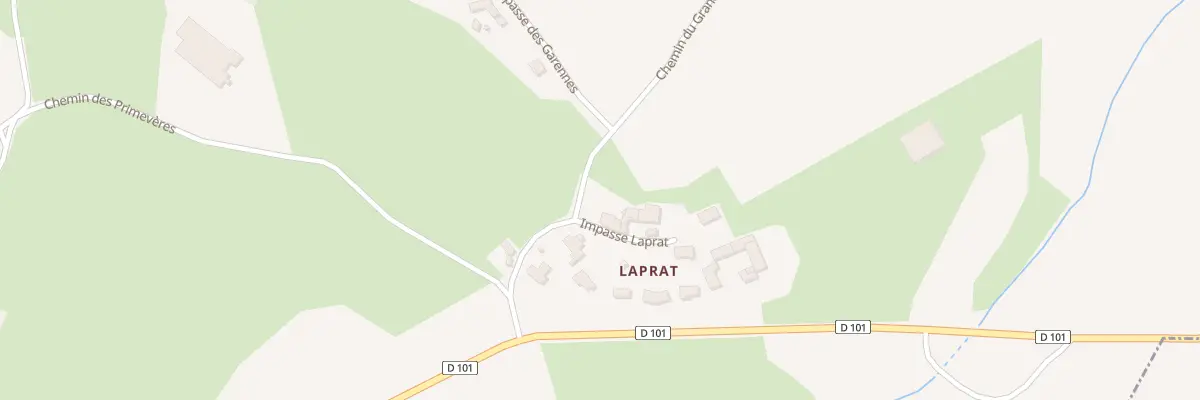 Plan du 25 Imp Laprat à Saint-Clément-les-Places