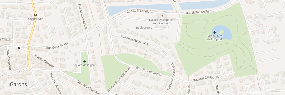 Plan du 10 Rue de la Toison d’Or à Garons