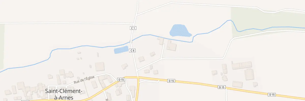 Plan du 3 Rue du Moulin à Saint-Clément-à-Arnes