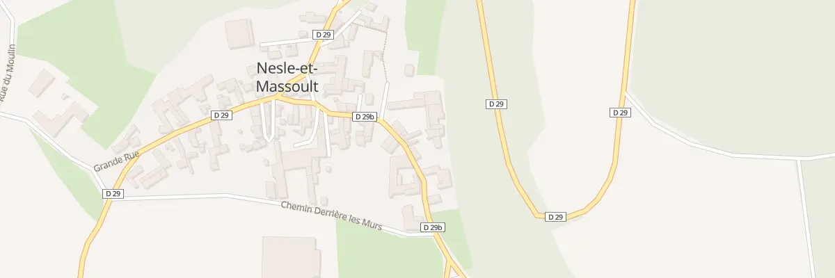Plan du 13 Rue Saint Martin à Nesle-et-Massoult