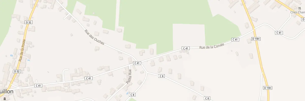 Plan du 4 Rue de la Corvee à Touillon