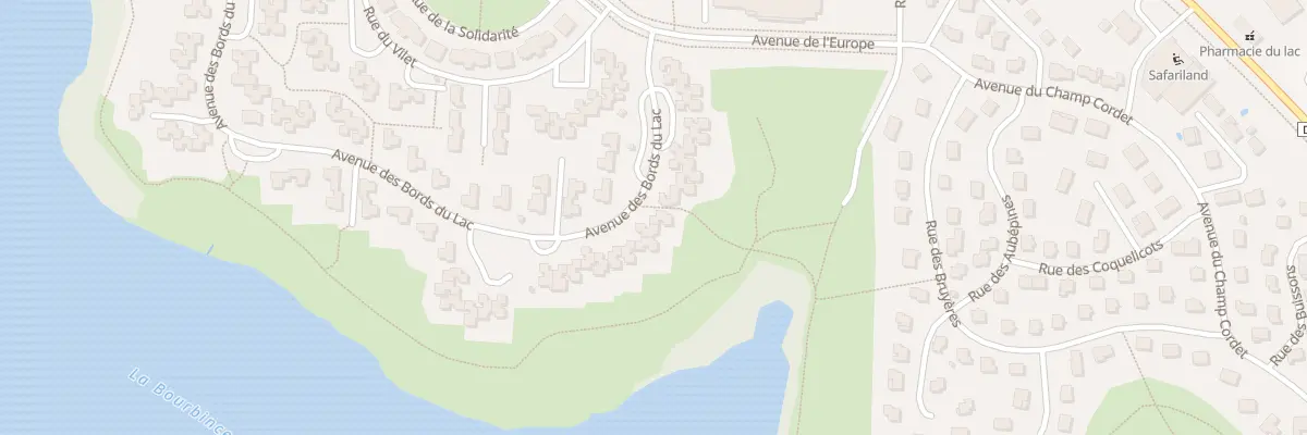 Plan du 29 Res des Bords du Lac à Torcy