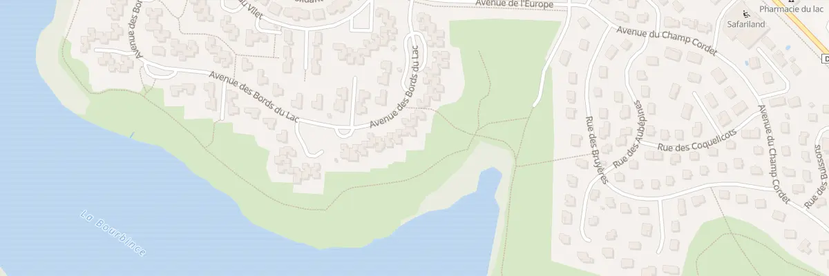 Plan du 153 Av des Bords du Lac à Torcy