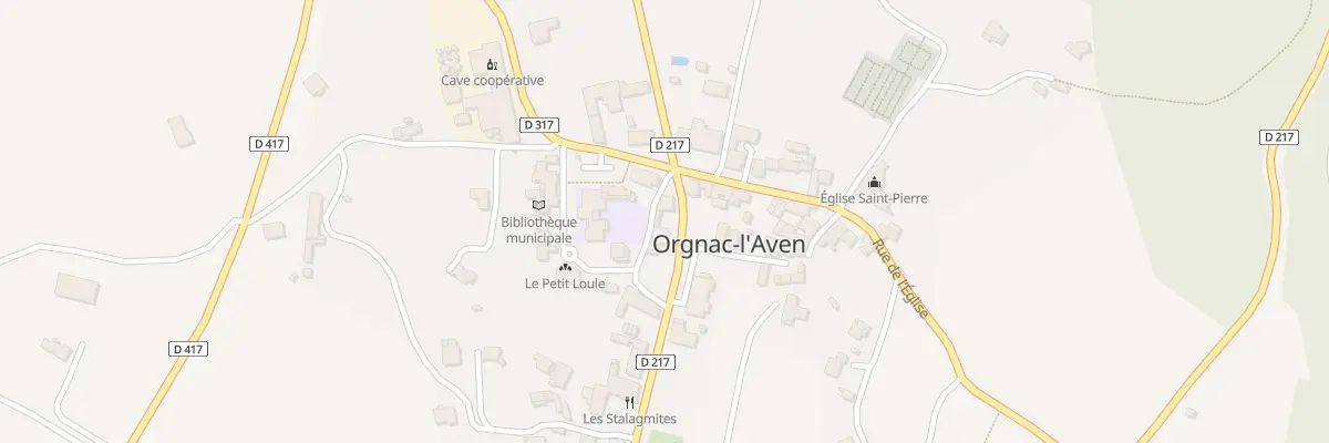 Plan du 5028 Le Village à Orgnac-l’Aven