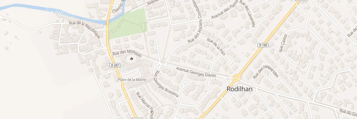Plan du 5 Av Georges Dayan à Rodilhan