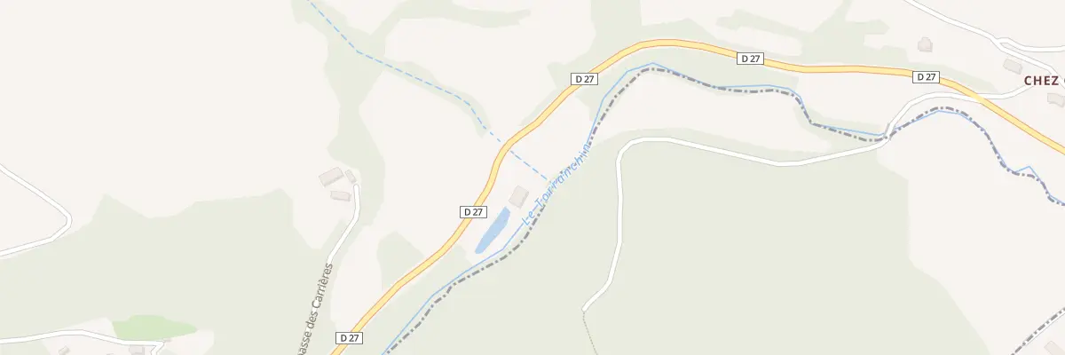 Plan du 5051 Chez Mandéron à Affoux