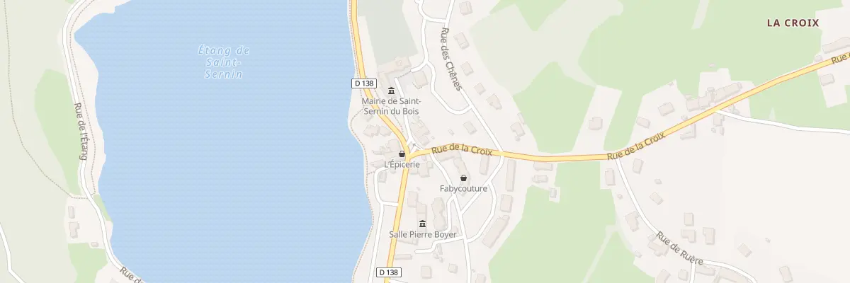 Plan du 1 Rue de la Croix à Saint-Sernin-du-Bois