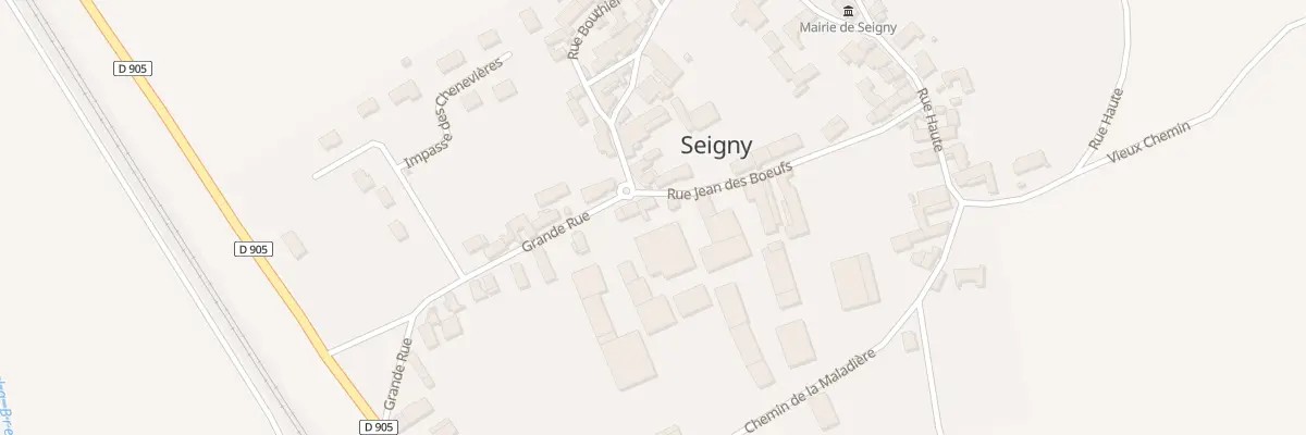 Plan du 3 Rue Jean des Boeufs à Benoisey