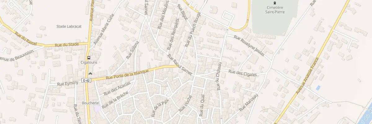 Plan du 20 Rue Raoul Sarnet à Saint-Gilles