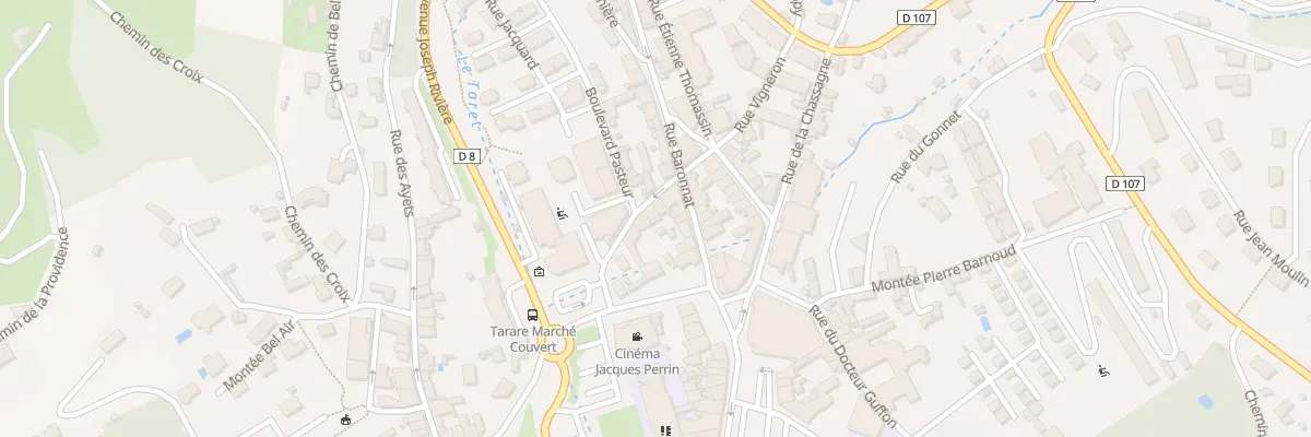 Plan du 9 Rue DU PIGEONNIER à Tarare