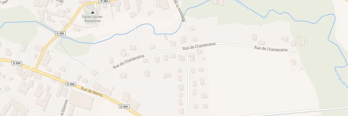 Plan du 12 Rue de Chanteraine à Cuperly