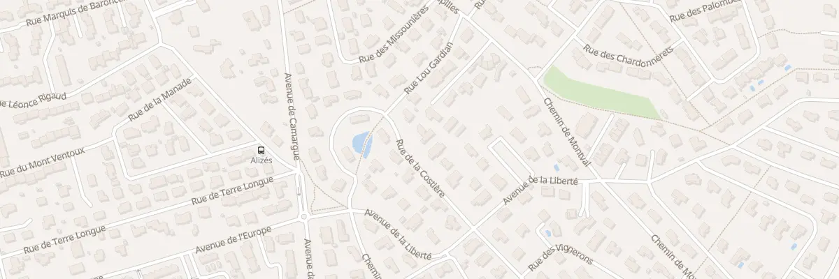 Plan du 12 Rue de la Costière à Garons