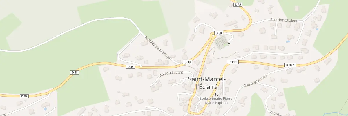 Plan du 12 Mte de la FORGE à Saint-Marcel-l’Éclairé