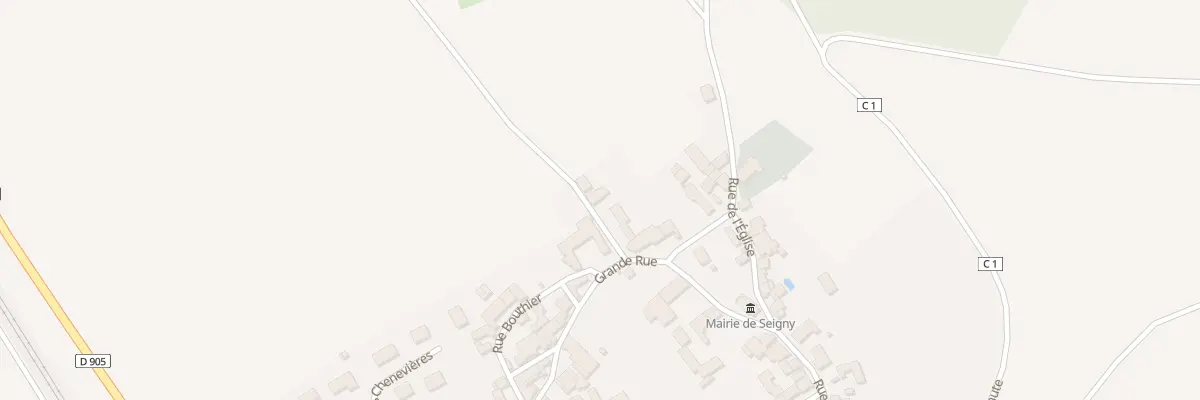 Plan du 4 Rue Pertueux à Seigny