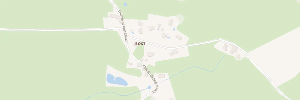 Plan du 5336 Bost à Gourdon