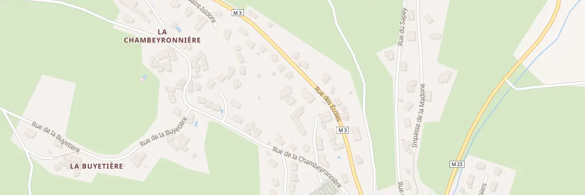 Plan du 45 Rue des Écoles à Sorbiers