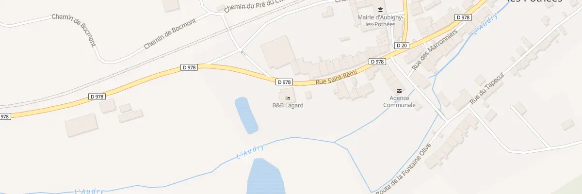 Plan du 35 Rue Saint Remi à Aubigny-les-Pothées