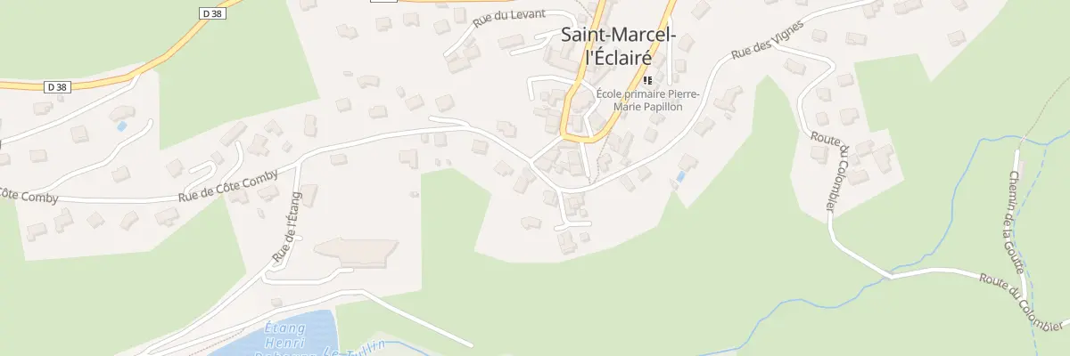 Plan du 2 Rue des VIGNES à Saint-Marcel-l’Éclairé