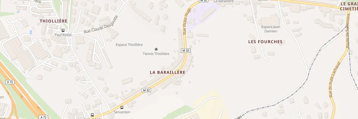 Plan du 46B Rue Victor Hugo à Saint-Jean-Bonnefonds