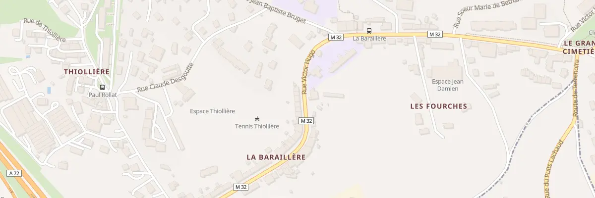 Plan du 34 Rue Victor Hugo à Saint-Jean-Bonnefonds