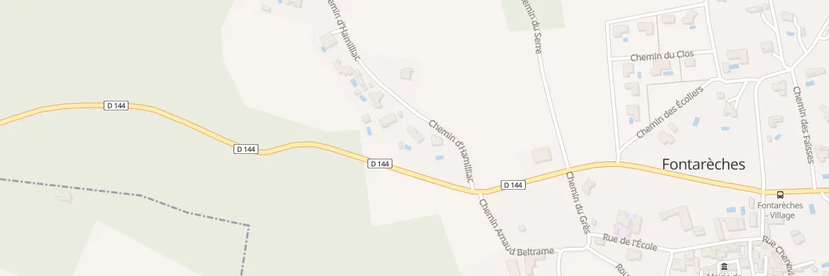 Plan du 6036 Le Sablet à Fontarèches