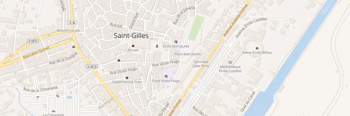 Plan du 23 Rue Victor Hugo à Saint-Gilles