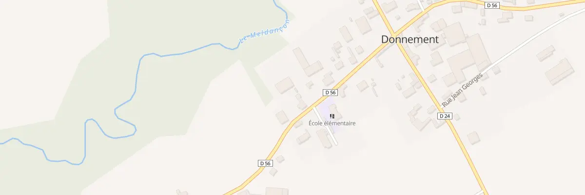 Plan du 14 Rue du Bois Mary à Donnement