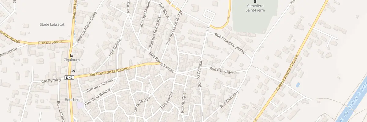 Plan du 4 Rue Felibre Laforet à Saint-Gilles