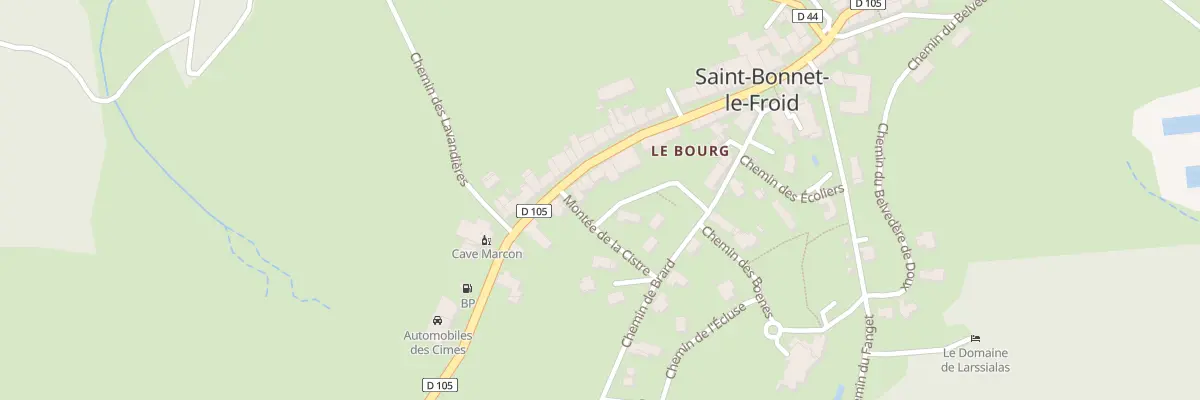 Plan du 5037 Le Bourg à Saint-Bonnet-le-Froid