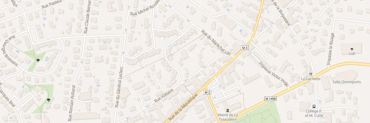 Plan du 27 Rue Voltaire à La Talaudière