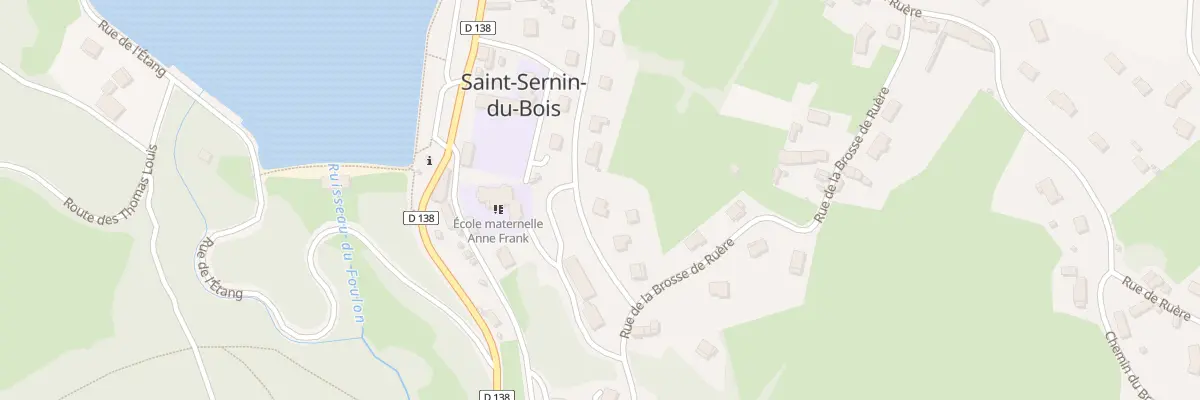 Plan du 15 Rue Bellevue à Saint-Sernin-du-Bois