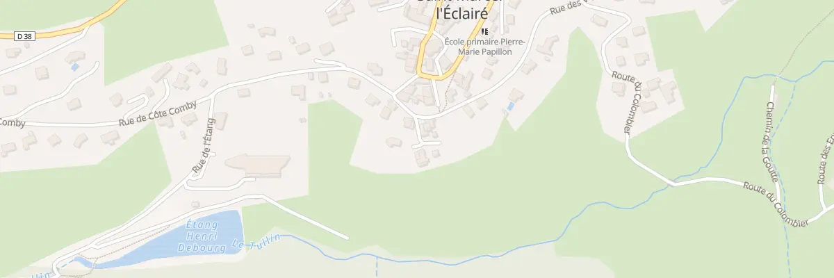 Plan du 6 Rue de Tullin à Saint-Marcel-l’Éclairé
