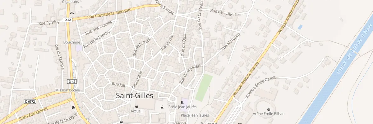 Plan du 8 Rue du Quai à Saint-Gilles