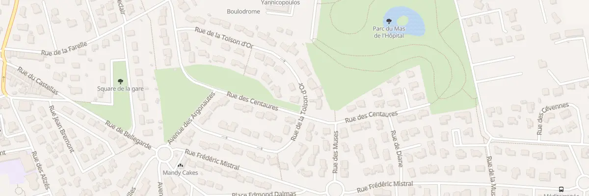 Plan du 28 Rue de la Toison d’Or à Garons