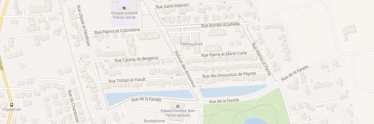 Plan du 2 Rue Pierre et Marie Curie à Garons