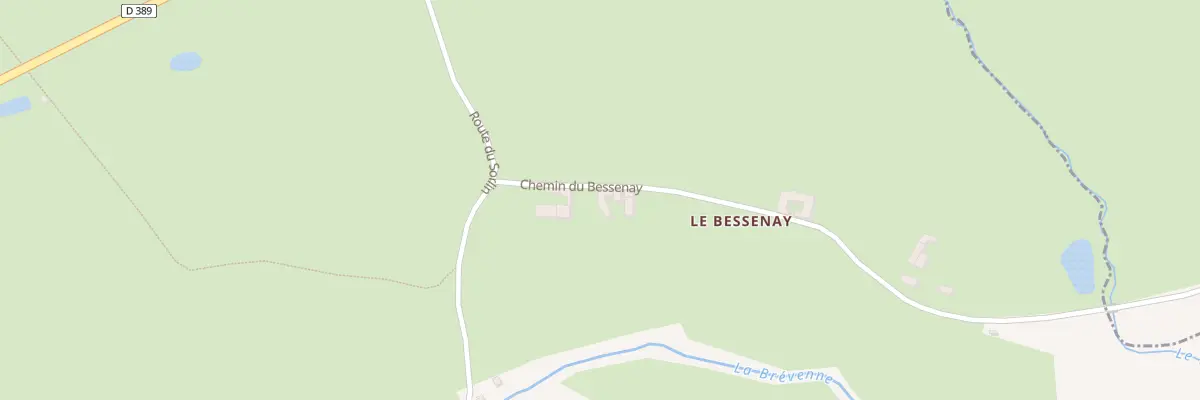 Plan du 120A Che du Bessenay à Meys