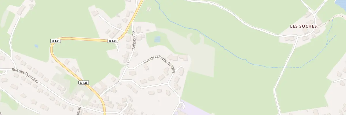 Plan du 22 Rue de la Roche de la Bergère au Creusot