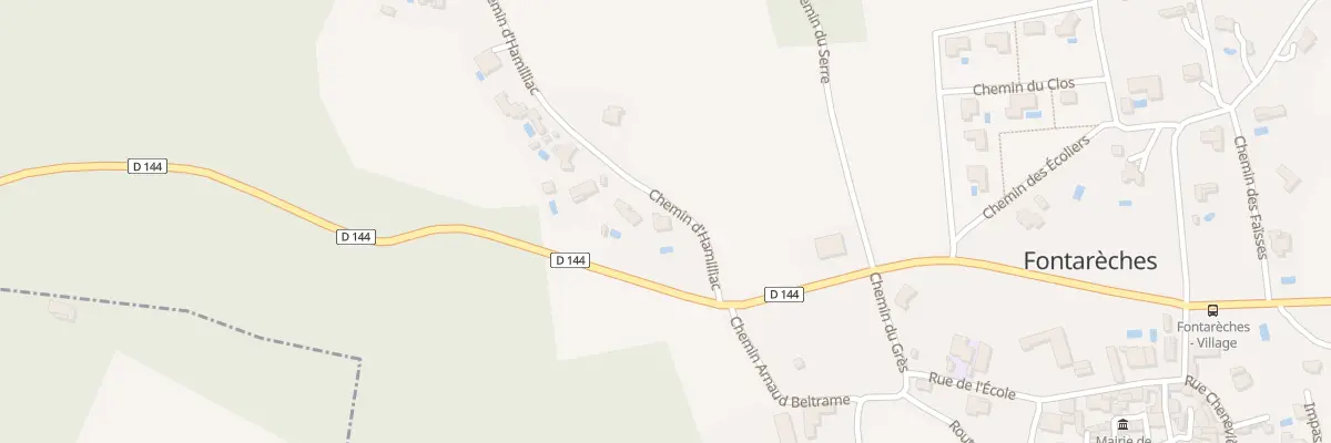 Plan du 6058 Le Sablet à Fontarèches