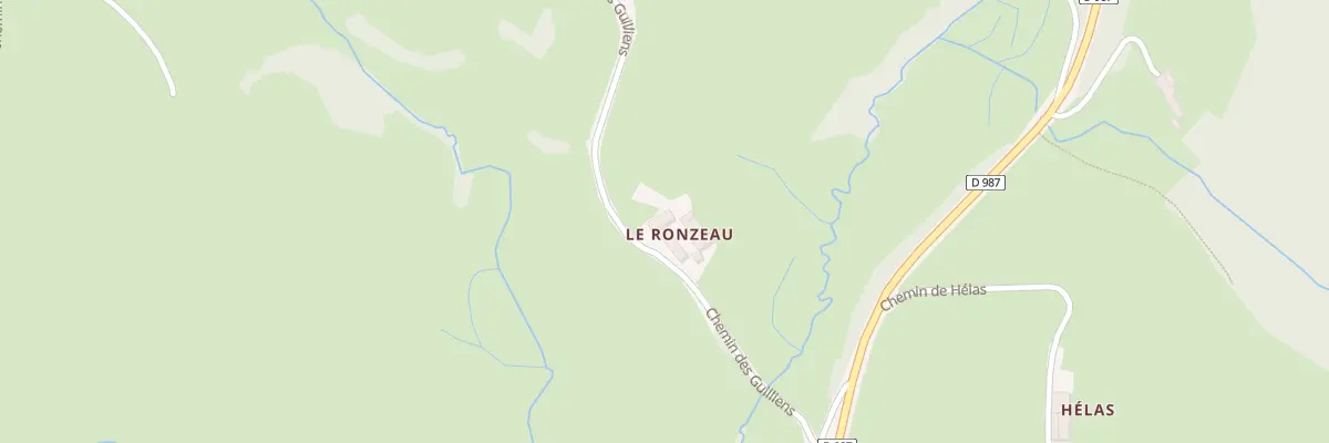 Plan du 240 Che des Guilliens à Aigueperse