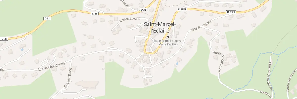 Plan du 219 Rue CENTRALE à Saint-Marcel-l’Éclairé