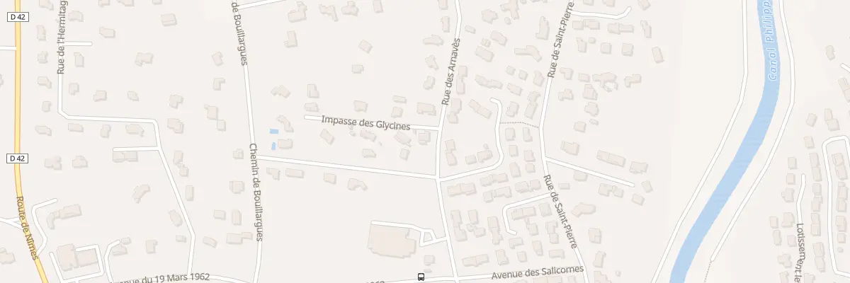 Plan du 7 Rue des Arnaves à Saint-Gilles
