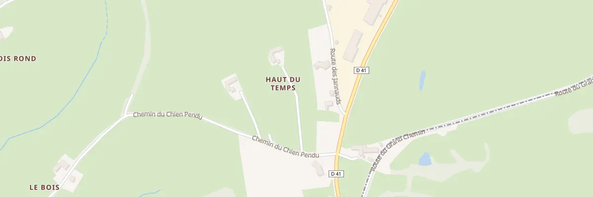 Plan du 5113 Haut du Temps à Montmelard
