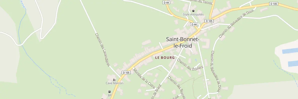 Plan du 5020 Le Bourg à Saint-Bonnet-le-Froid